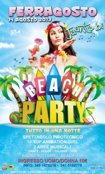 Beach Party 2013 - Italy